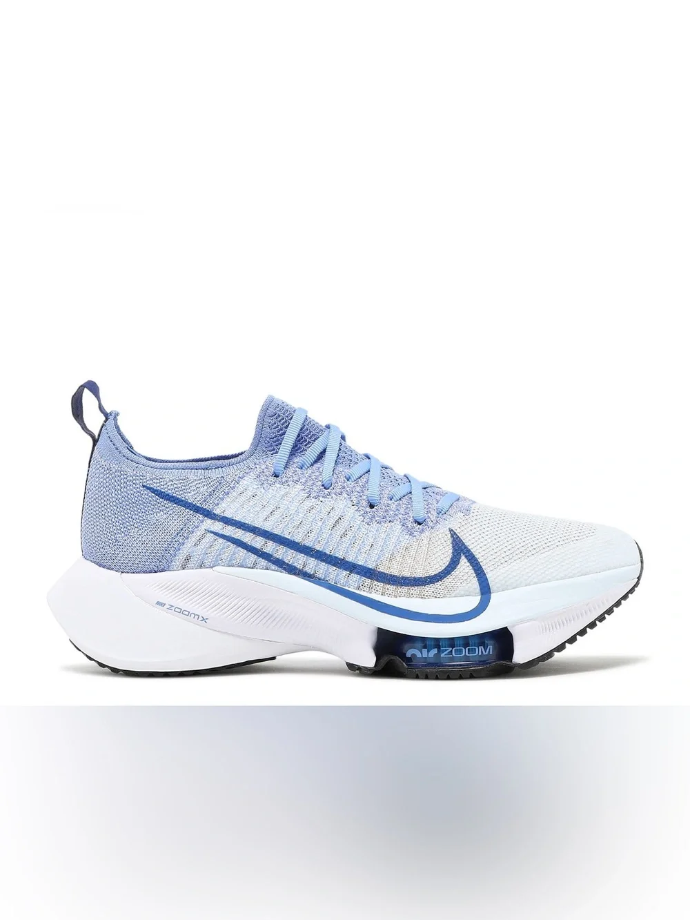 Nike Women’s Air Zoom Flyknit Running Shoe - Light Blue and Blue